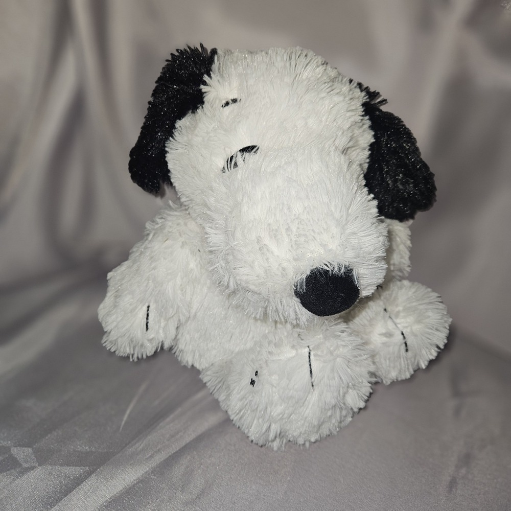 NWT Warmies Snoopy Peanuts Microwavable Weighted Scented Heat Therapy Plush Toy
